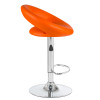 5001-LM MIRA, цвет сиденья оранжевый, цвет основания хром