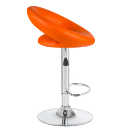 5001-LM MIRA, цвет сиденья оранжевый, цвет основания хром