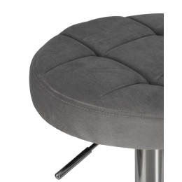 Табурет барный DOBRIN BRUNO (серый велюр (MJ9-75))