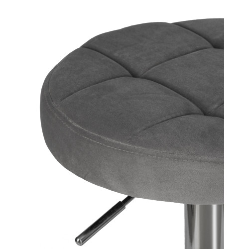 Табурет барный DOBRIN BRUNO (серый велюр (MJ9-75))