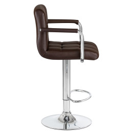 Стул барный DOBRIN KRUGER ARM (коричневый)