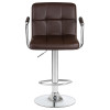 Стул барный DOBRIN KRUGER ARM (коричневый)
