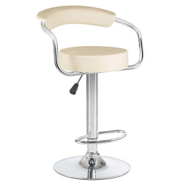 5013-LM MARTA, цвет сиденья кремовый, цвет основания хром