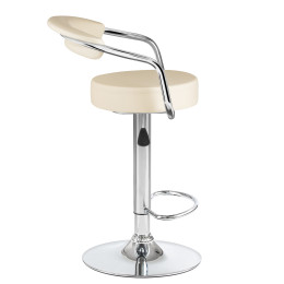 5013-LM MARTA, цвет сиденья кремовый, цвет основания хром