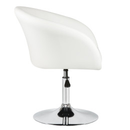 Кресло дизайнерское DOBRIN EDISON (белый)