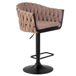 9690-LM LEON, цвет сиденья коричневый (LAR 275-3), цвет основания черный