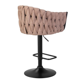 9690-LM LEON, цвет сиденья коричневый (LAR 275-3), цвет основания черный