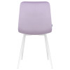 Стул обеденный DOBRIN ALEX (белые ножки, фиолетовый велюр (V108-49))