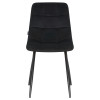 Стул обеденный DOBRIN ALEX (черные матовые ножки, черный велюр (V108-77))