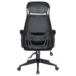 109BL_Black-LMR STEVEN BLACK, чёрный пластик, чёрная ткань