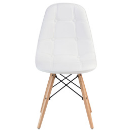 Стул обеденный DOBRIN BENNET (ножки светлый бук, белый)