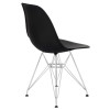 Стул обеденный DOBRIN DSR (ножки хром, цвет чёрный (B-03))