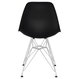 Стул обеденный DOBRIN DSR (ножки хром, цвет чёрный (B-03))