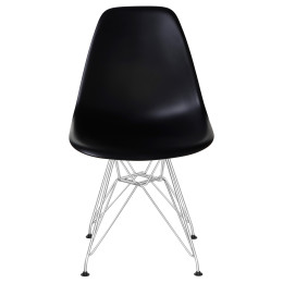 Стул обеденный DOBRIN DSR (ножки хром, цвет чёрный (B-03))