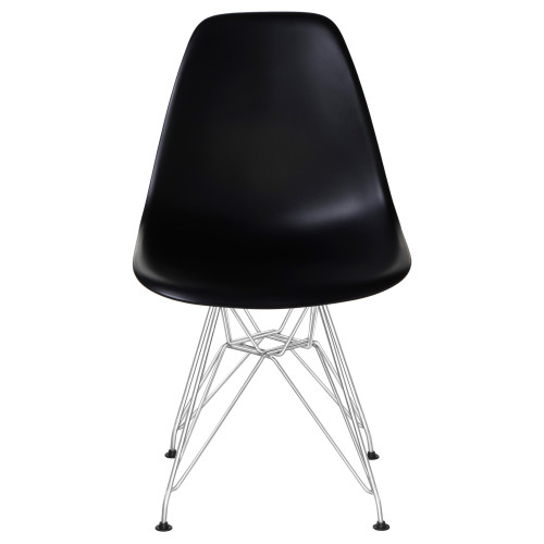 Стул обеденный DOBRIN DSR (ножки хром, цвет чёрный (B-03))