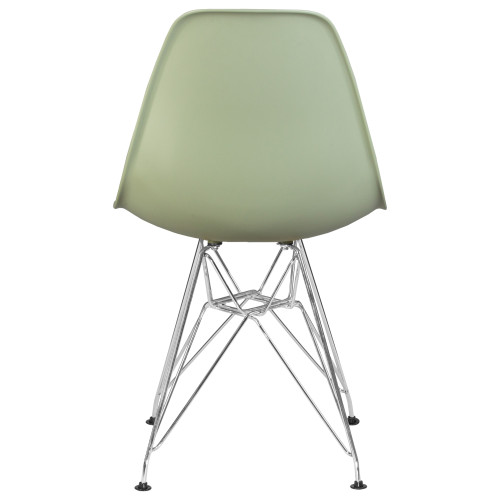 638APP-LMZL DSR, цвет сиденья мятный (NX-G-09), цвет основания хромированная сталь