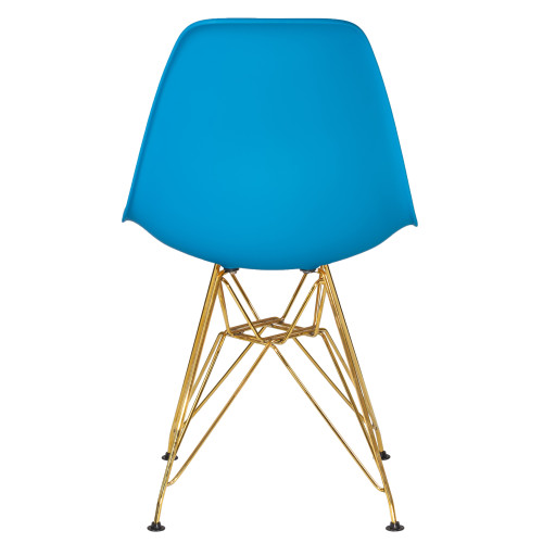 638APP-LMZL DSR, цвет сиденья голубой (BE-02), цвет основания золото