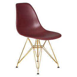 638APP-LMZL DSR, цвет сиденья сливовый (R-13), цвет основания золото