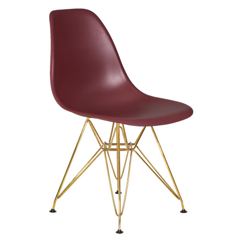 638APP-LMZL DSR, цвет сиденья сливовый (R-13), цвет основания золото