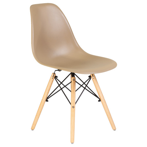 638PP-LMZL DSW, цвет сиденья бежевый (GR-03), цвет основания светлый бук