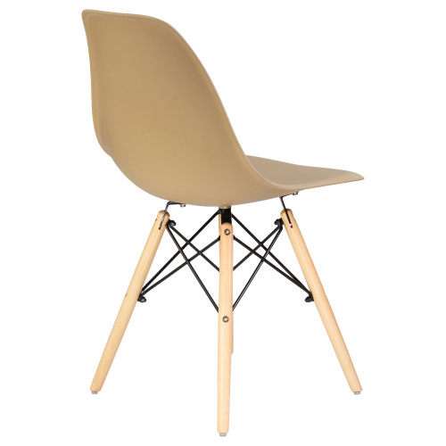 638PP-LMZL DSW, цвет сиденья бежевый (GR-03), цвет основания светлый бук