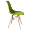 Стул обеденный DOBRIN DSW (ножки светлый бук, цвет салатовый (G-08))