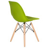 Стул обеденный DOBRIN DSW (ножки светлый бук, цвет салатовый (G-08))