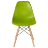 Стул обеденный DOBRIN DSW (ножки светлый бук, цвет салатовый (G-08))