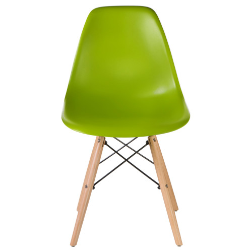 Стул обеденный DOBRIN DSW (ножки светлый бук, цвет салатовый (G-08))