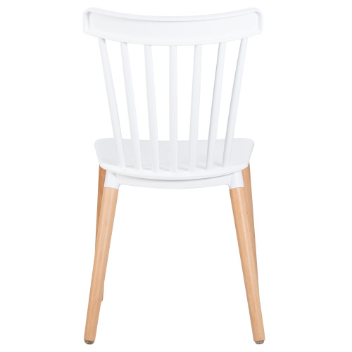 687PP-LMZL THEO, цвет сиденья белый (W-02), цвет основания светлый бук