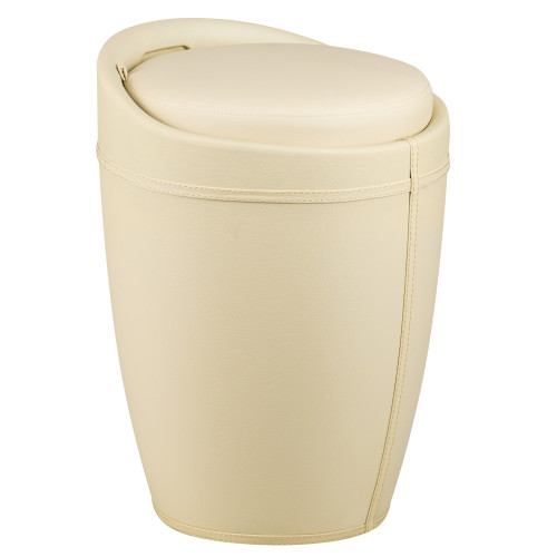 Табурет с местом для хранения LM-1100HPVC (кремовый)
