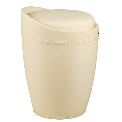 Табурет с местом для хранения LM-1100HPVC (кремовый)