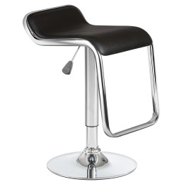 3021-LM CRACK, цвет сиденья черный, цвет основания хром