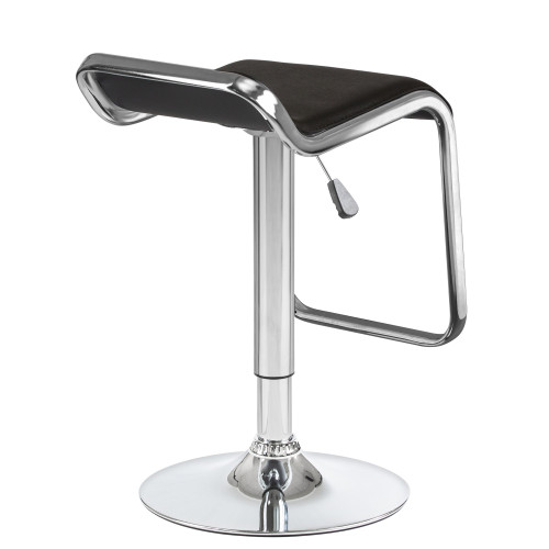 3021-LM CRACK, цвет сиденья черный, цвет основания хром