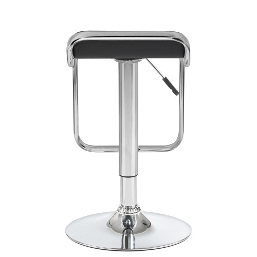 3021-LM CRACK, цвет сиденья черный, цвет основания хром