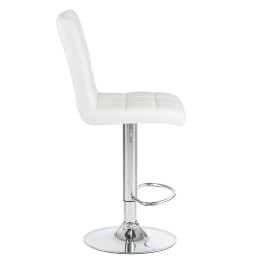 5009-LM KRUGER, цвет сиденья белый, цвет основания хром