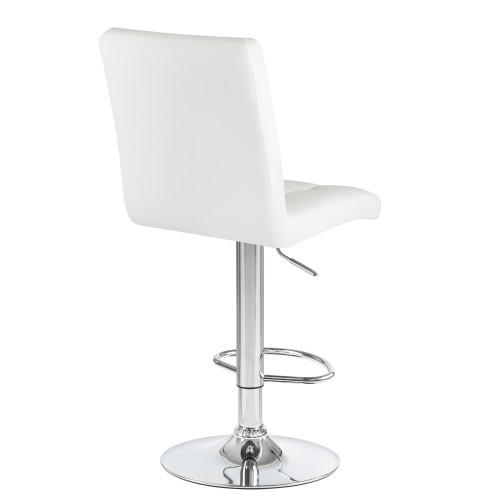 5009-LM KRUGER, цвет сиденья белый, цвет основания хром