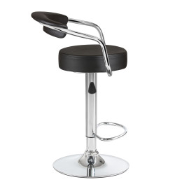 5013-LM MARTA, цвет сиденья черный, цвет основания хром