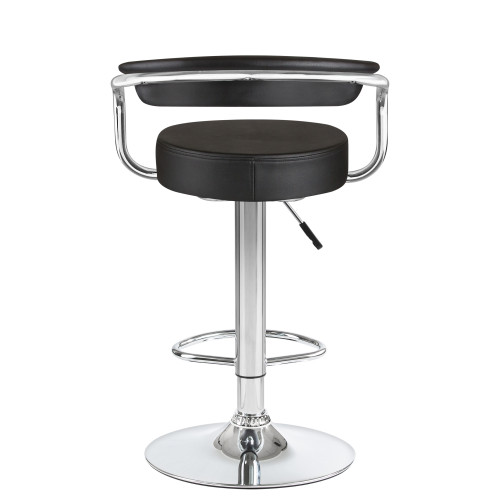 5013-LM MARTA, цвет сиденья черный, цвет основания хром