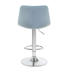 5017-LM TAILOR, цвет сиденья пудрово-голубой велюр (MJ9-74), цвет основания хром