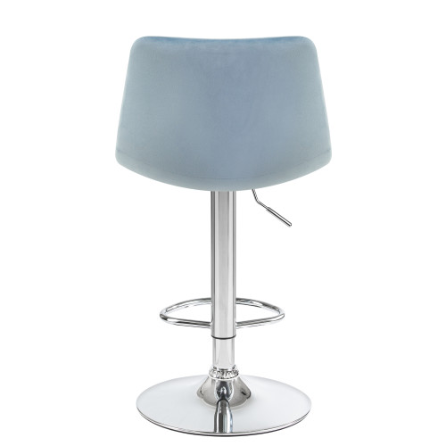 5017-LM TAILOR, цвет сиденья пудрово-голубой велюр (MJ9-74), цвет основания хром