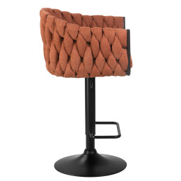 9690-LM LEON, цвет сиденья оранжевый (LAR-275-27), цвет основания черный