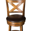 Стул барный DOBRIN BRANDON BAR (античный ясень, коричневый)