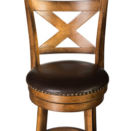 Стул барный DOBRIN BRANDON BAR (античный ясень, коричневый)