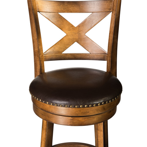 Стул барный DOBRIN BRANDON BAR (античный ясень, коричневый)