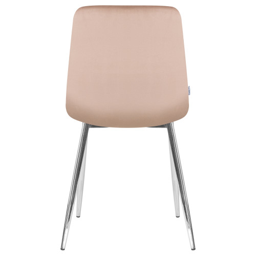 Стул обеденный DOBRIN ALEX (хром ножки, мокко велюр (V108-104),)