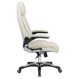 Офисное кресло для руководителей DOBRIN RONALD (кремовый)