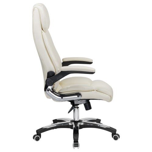 Офисное кресло для руководителей DOBRIN RONALD (кремовый)