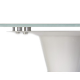 209TD-LMZL MIA, белая столешница, белое основание (W-02)