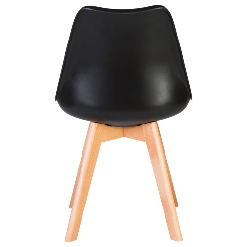 635PP-LMZL JERRY SOFT, цвет сиденья черный (B-03), цвет основания светлый бук